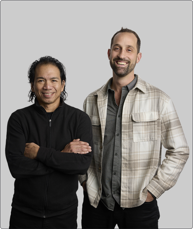 Kinetic Intelligence founders Sonny and Kyle